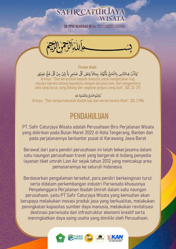 SAFIR CATURJAYA WISATA - PROFILE 4